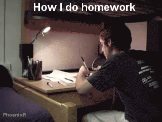 How I do homework