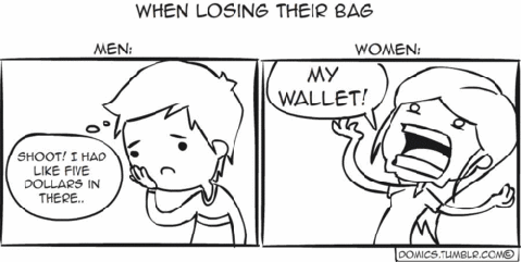 When losing their bags