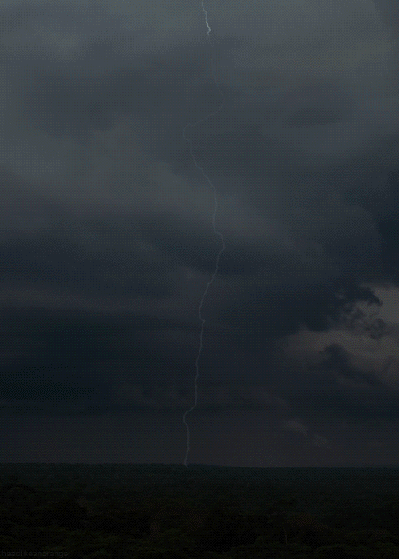 Lightning at the point of impact