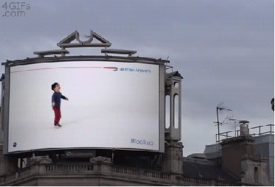 British Airways Interactive Billboard