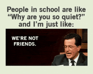 People in school