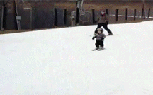 Little Timmy Learns to Ski