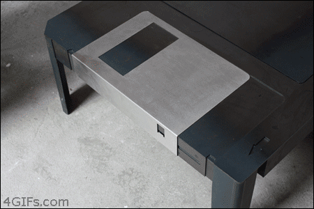 Awesome Floppy Disk Table