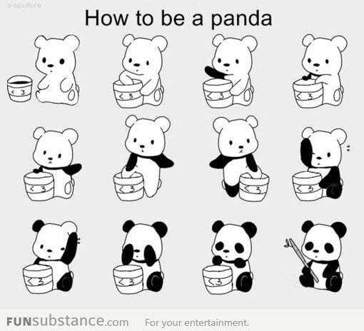 How To Be a Panda...