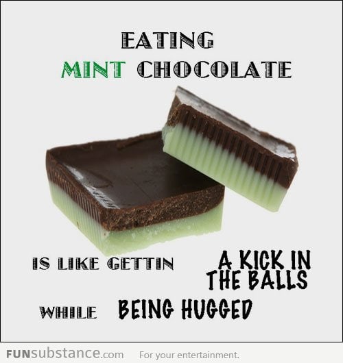 Mint chocolate...