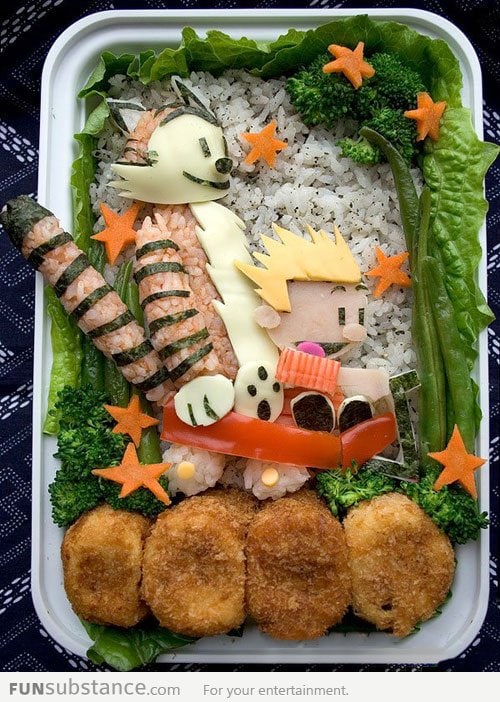 Calvin and Hobbes Bento Box