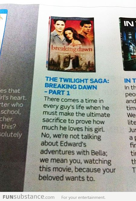 Best review of Twilight ever written...