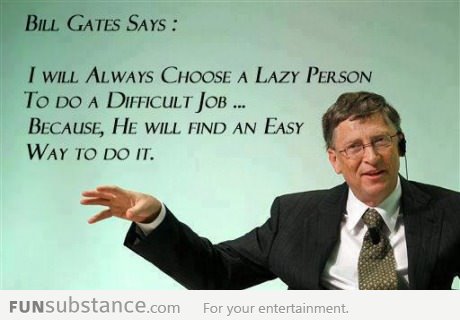 Just bill gates