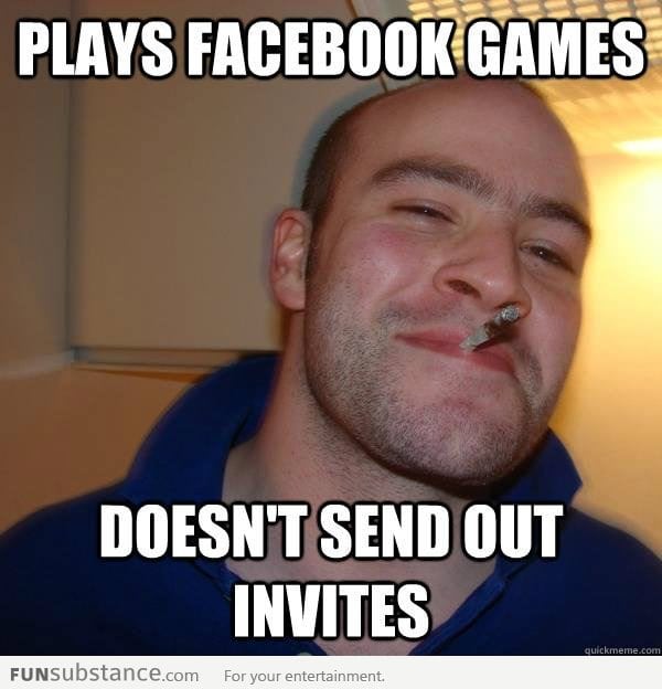 Good guy Greg on facebook games