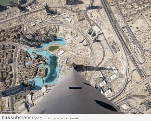 Awesome View from Top of Burj Khalifa