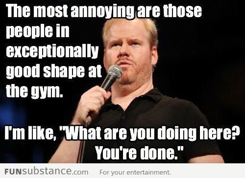 People at the gym