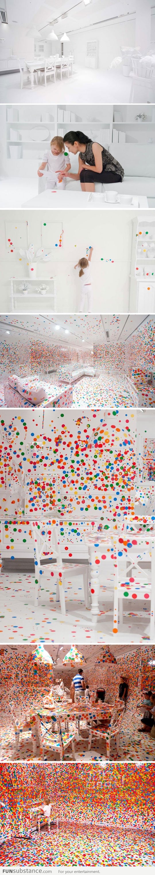 What happens when you give kids thousands of stickers