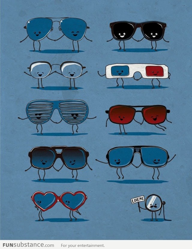 Forever alone glasses