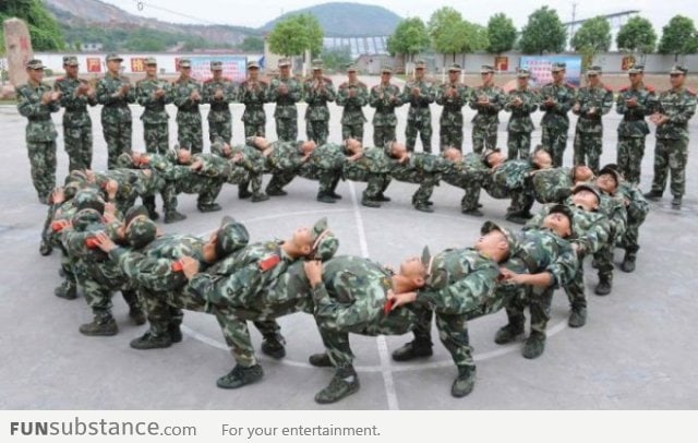 Taking a nap, lvl: Chinese Army