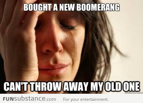First World Boomerang Problems