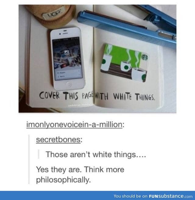 White things