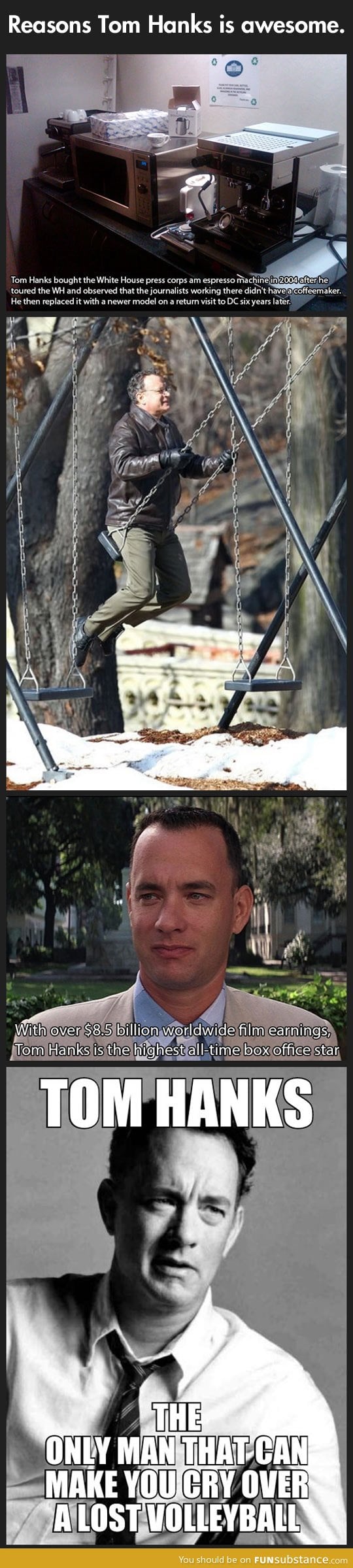 Why Tom Hanks is awesome