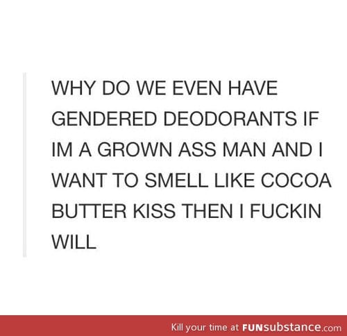 Gender deodorant