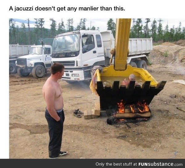 Manliest jacuzzi