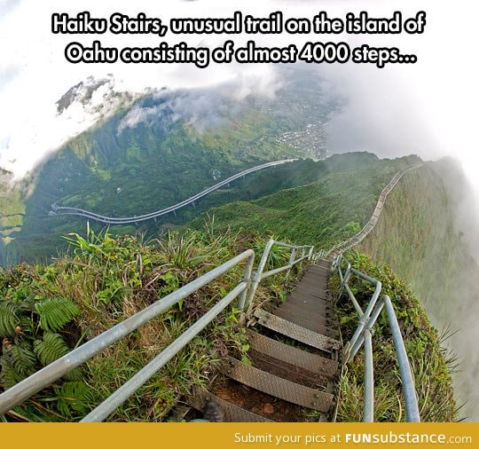 Also known as the Stairway to Heaven