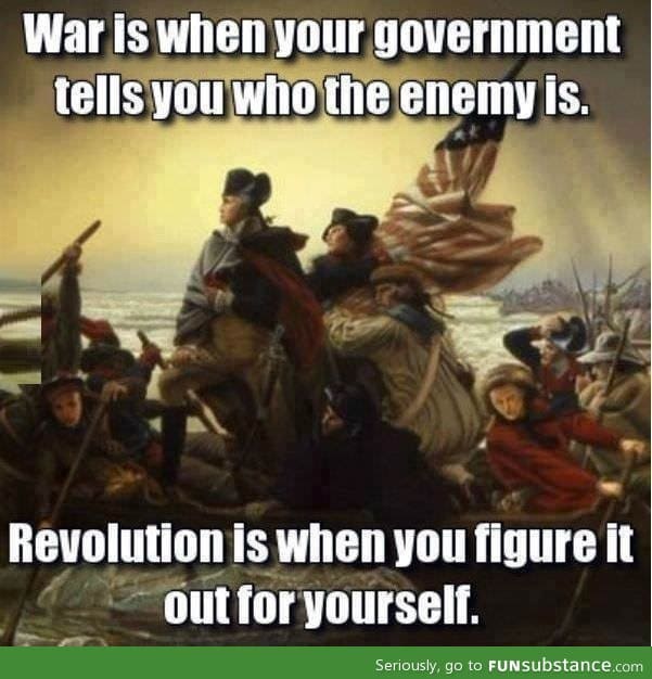Revolution or war? Why not both!