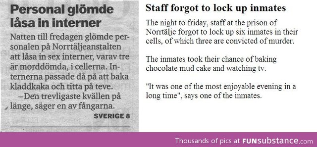 The difference between swedes and the rest of the world