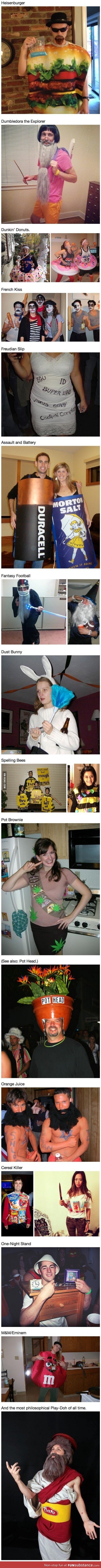 Some clever costumes