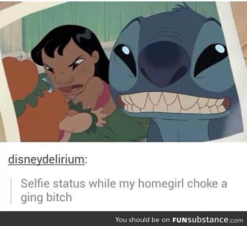 Stitch selfie