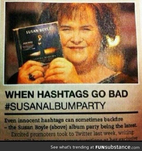 Bad hashtag
