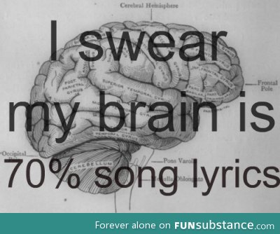 I usually have a song stuck in my head during an exam!