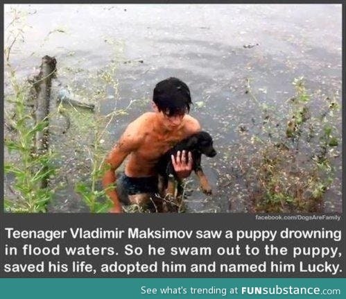 Rescuing Puppy