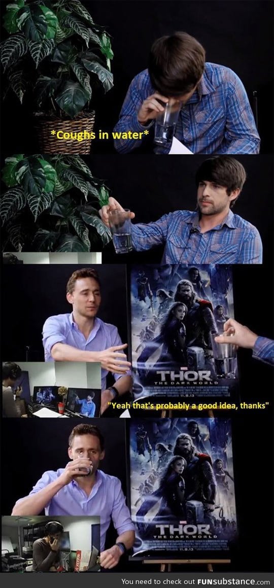 This is why I love Tom Hiddleston
