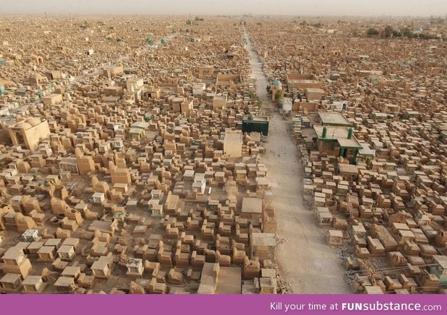 This is not a city. It's a cemetery