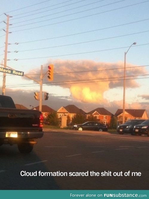 Scary cloud formation