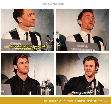 Why do people love Loki more than Thor?