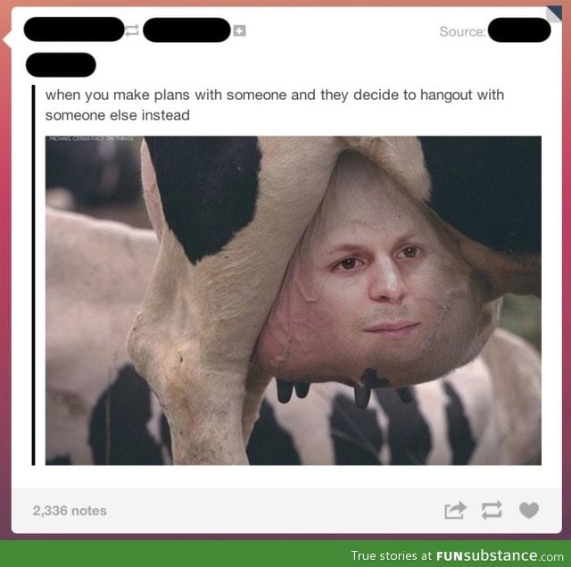 Udderly disappointed