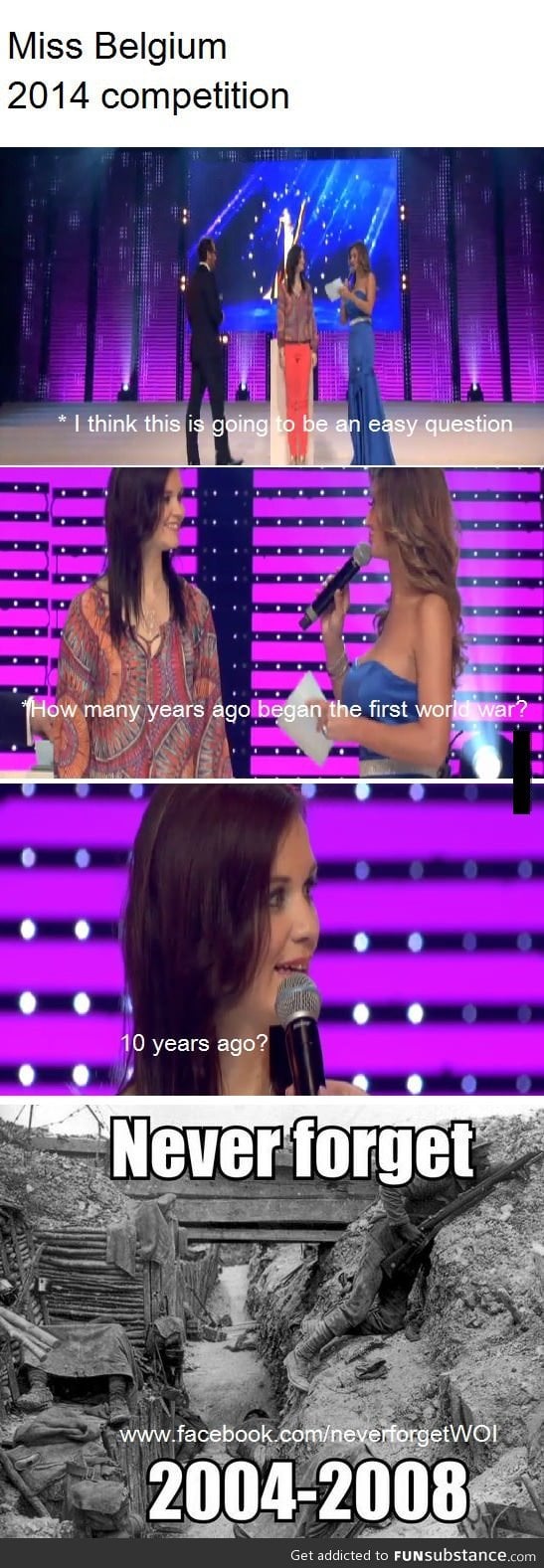 The great knowledge of a miss Belgium