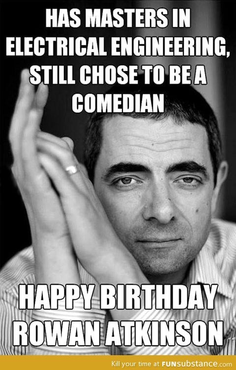 Happy belated birthday Mr. Bean