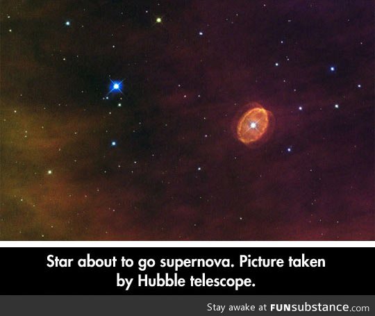 A star is about to go supernova