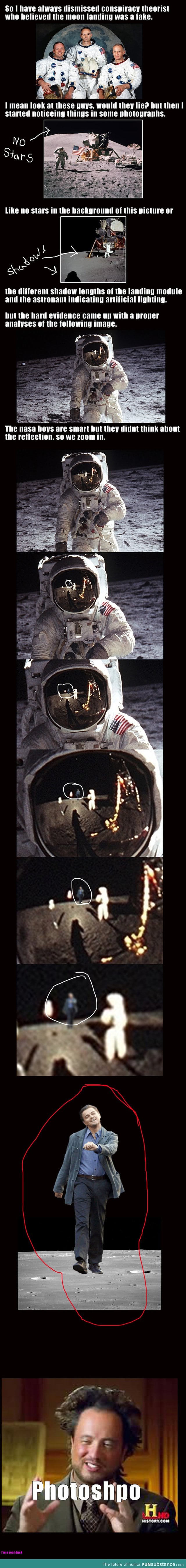 The moon landing was a lie