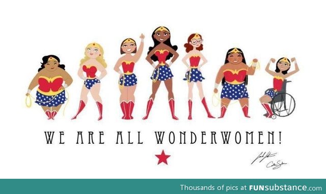 We are all wonderwomen.