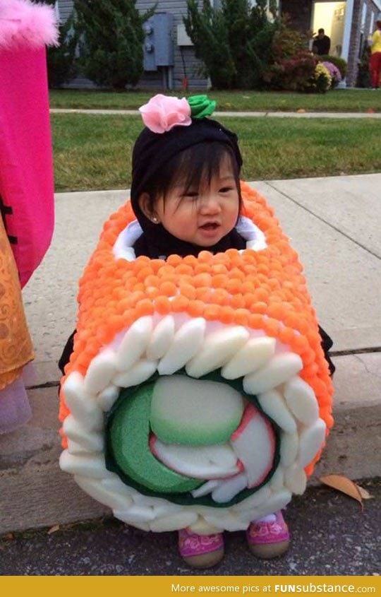 The cutest piece of sushi you'll see today