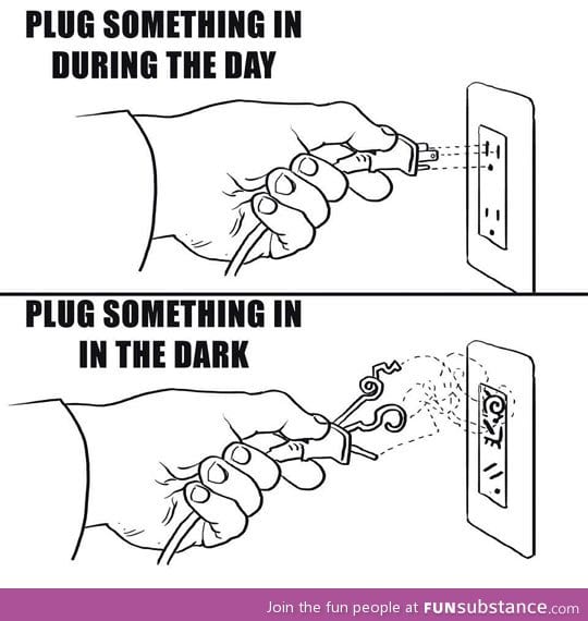 Every time I plug something in