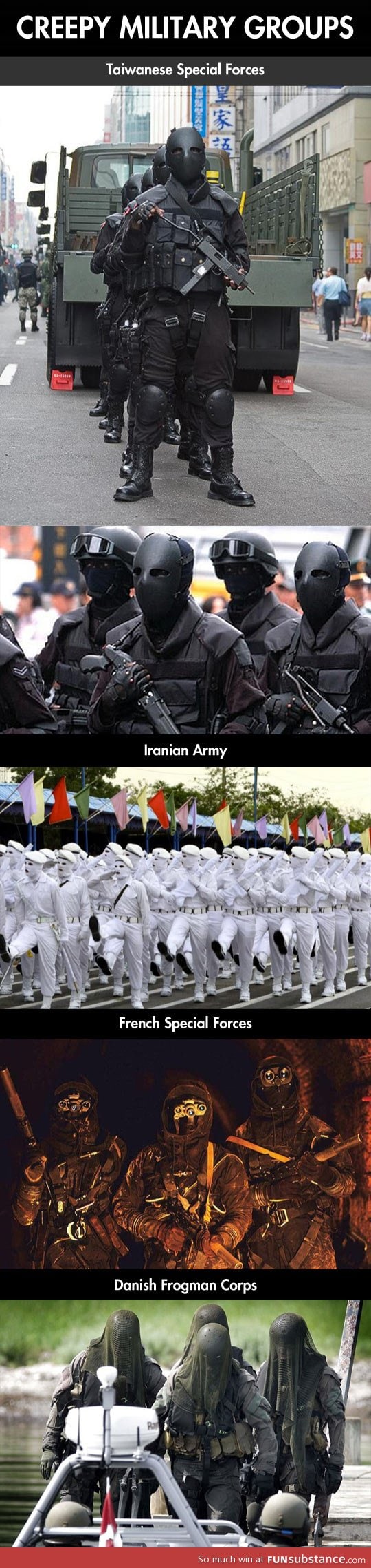 Creepiest military forces around the world