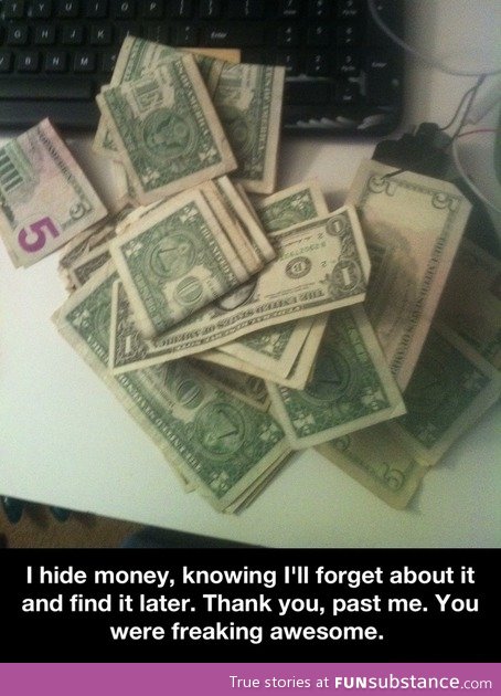 Hiding money