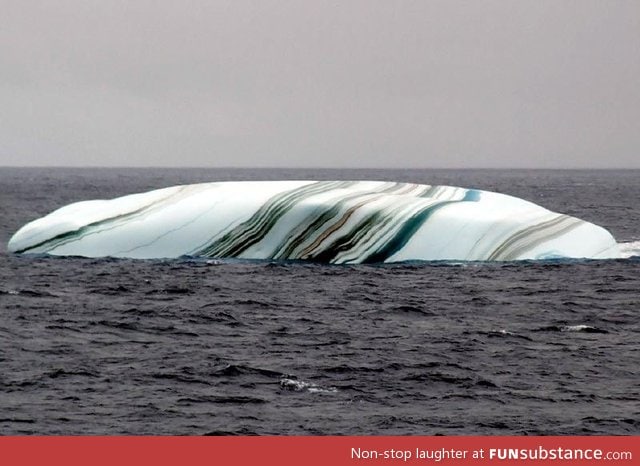 Multicolored iceberg
