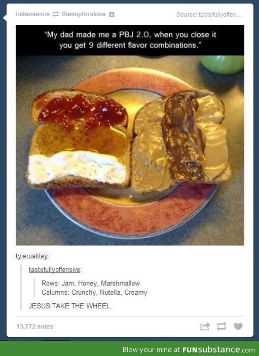 9 flavor sandwich