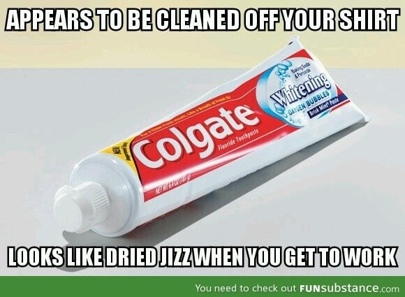 Scumbag toothpaste
