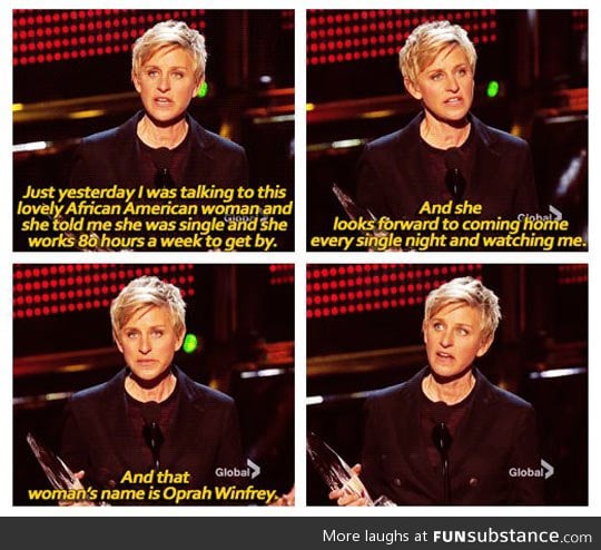 Ellen DeGeneres at People's Choice Awards