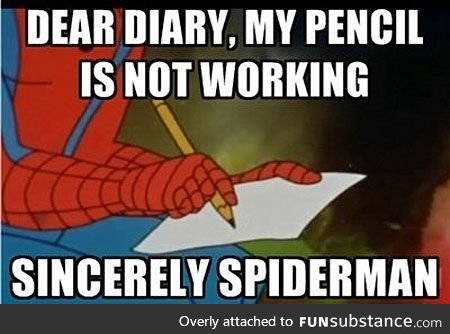 Poor spiderman